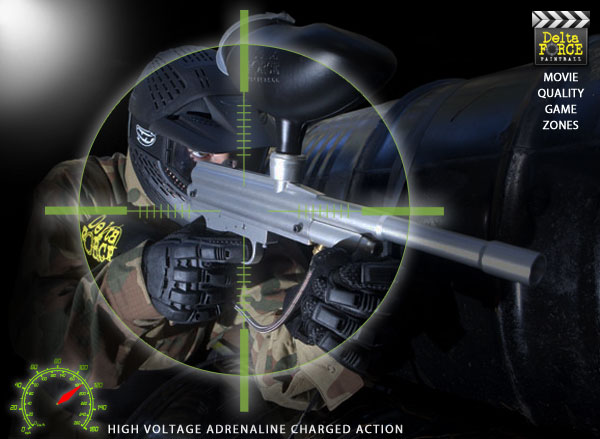 Night Paintball Speedball at Delta Force Canberra